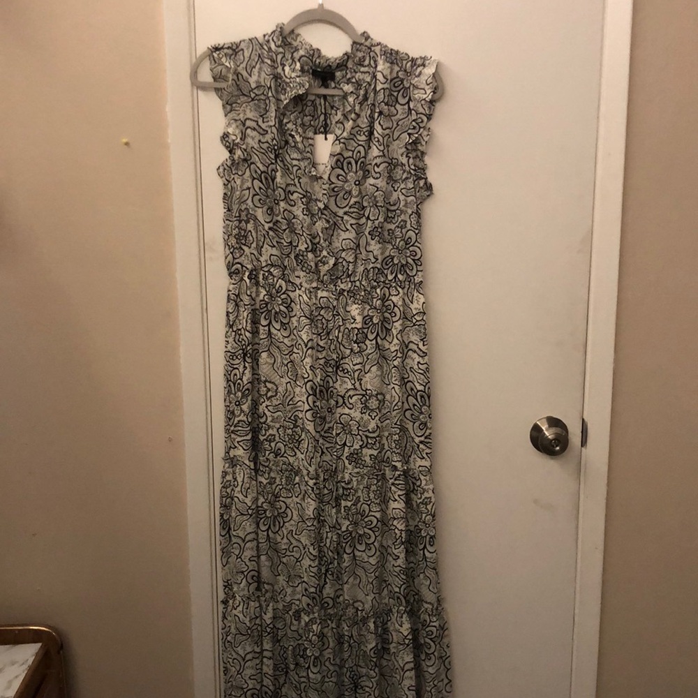 Black & White Maxi Dress